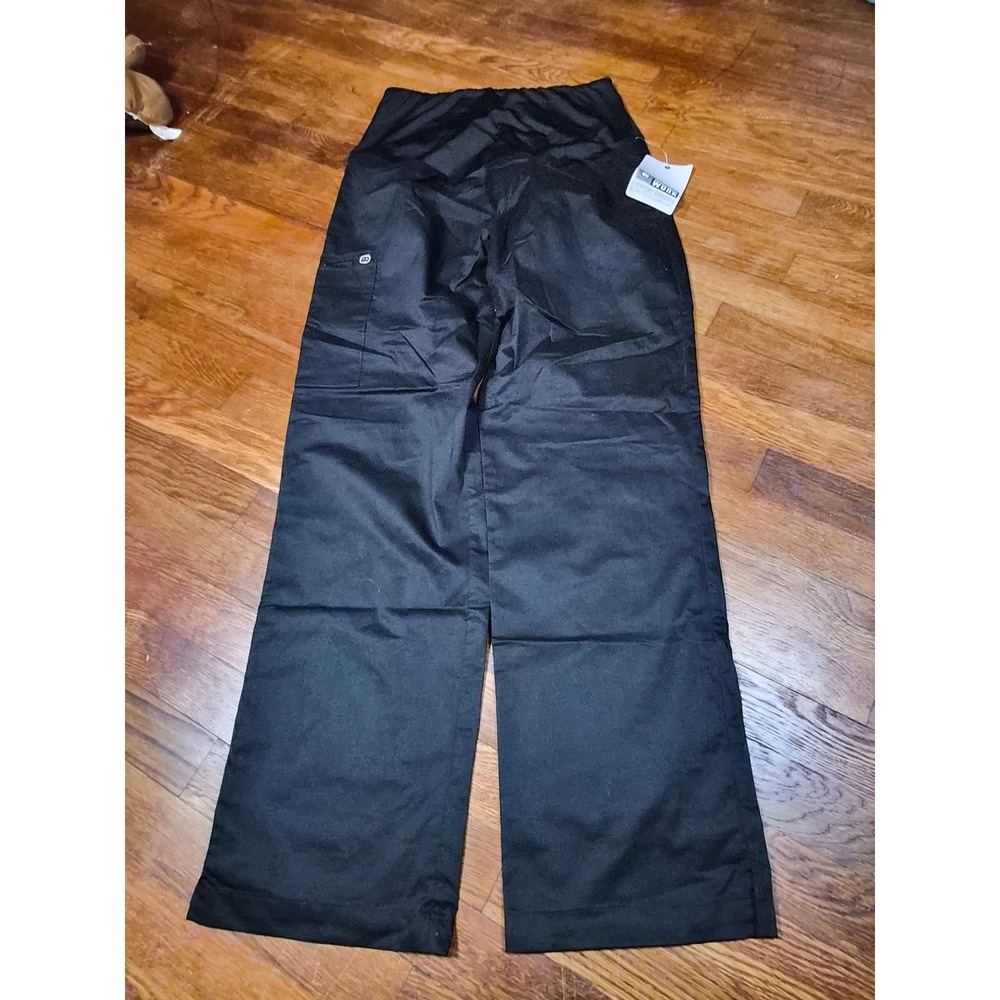 WonderWink WonderWORK Black Scrub Pants Womens Small Style 545 Stretch Comfort